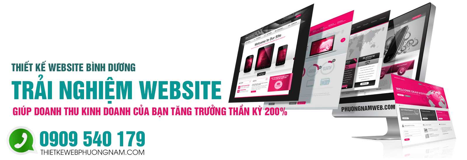 Thiết kế web Bình Dương Giúp Tăng Trưởng Doanh Thu 200%